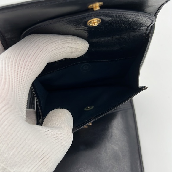 Celine Dark Navy Leather Wallet - Picture 12 of 15